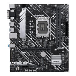 Материнская плата ASUS PRIME H610M-A D4-CSM, LGA1700 2xDDR4 4xSATA3 2xM.2 1xD-Sub 1xHDMI 1xDP,  2*ARGB headers, 1 x COM Port header, mATX