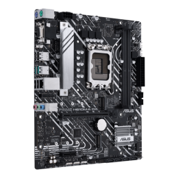 Материнская плата ASUS PRIME H610M-A D4-CSM, LGA1700 2xDDR4 4xSATA3 2xM.2 1xD-Sub 1xHDMI 1xDP,  2*ARGB headers, 1 x COM Port header, mATX