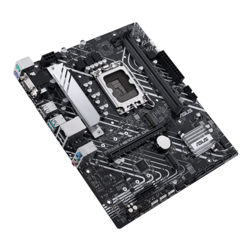 Материнская плата ASUS PRIME H610M-A D4-CSM, LGA1700 2xDDR4 4xSATA3 2xM.2 1xD-Sub 1xHDMI 1xDP, 2*ARGB headers, 1 x COM Port header, mATX