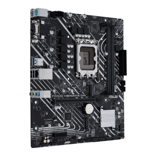 Материнская плата ASUS PRIME H610M-E D4-CSM, LGA1700 2xDDR4 4xSATA3 2xM.2 1xD-SUB, 1xHDMI, 1xDP, 1xCOM Port header, 1xRGB header, mATX