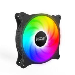 Вентилятор для корпуса PCCooler FX 120 ARGB BK 1x(120x120x25mm) 1000-2000 ± 10% RPM 52,79CFM Black