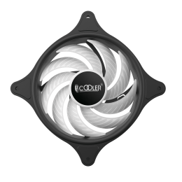 Вентилятор для корпуса PCCooler FX 120 ARGB BK 1x(120x120x25mm) 1000-2000 ± 10% RPM 52,79CFM Black