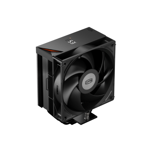 Вентилятор для процессора PCCooler RT500 Digital BK TDP 245W, 4-pin PWM, Intel LGA 18XX/1700/1200/115x, AMD AM5/AM4. Цифровое выведение температуры. RT500 Digital BK