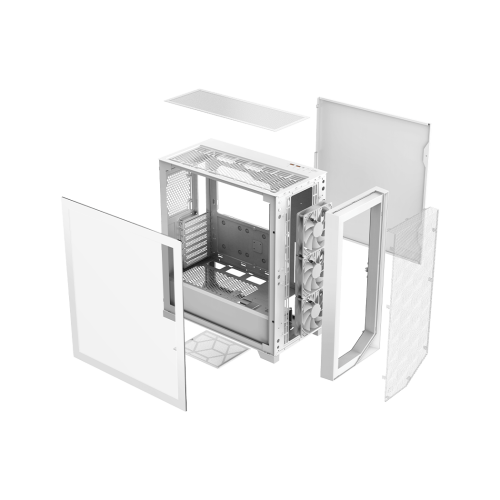 Корпус PCCooler C3D510 WH EATX/ATX/mATX/ITX 2x3.5", 2x2.5", USB3.0, 2xUSB2.0, White