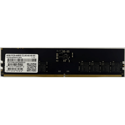 Оперативная память 8GB GEIL 5600MHz DDR5 UDIMM PC5-44800 46-46-46-90 1.1V GN58GB5600C46S Bulk