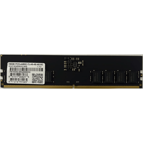 Оперативная память 16GB GEIL 5600MHz DDR5 UDIMM PC5-44800 GN516GB5600C46S Bulk
