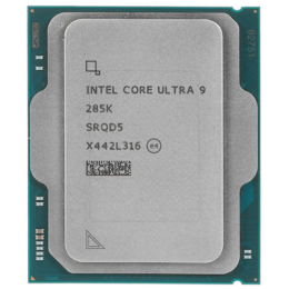 Процессор Intel Core Ultra 9 285K 3.7/5.7GHz 24C/24T Arrow Lake 125W FCLGA1851 TRAY, AT8076806419