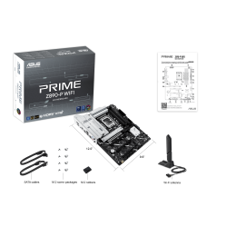 Материнская плата ASUS PRIME Z890-P WIFI, LGA1851 Z890 4xDDR5 4xSATA3 4xM.2 HDMI DP USB-C ATX