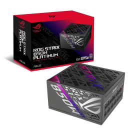 Блок питания ASUS  850W, ROG Strix 850W Platinum, Full Modular, 80+ PLATINUM, КПД 92%, Fan 135mm, Черный, ROG-STRIX-850P-GAMING