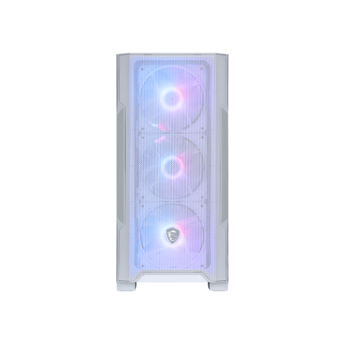 Компьютерный корпус MSI MAG FORGE M100R WHITE mATX/Mini-ITX, 2x 2.5", 1x2.5"/3.5", 1x 3.5", 2xUSB 2.0, 1xUSB 3.2 Gen1, Audio, Mic, MicroATX