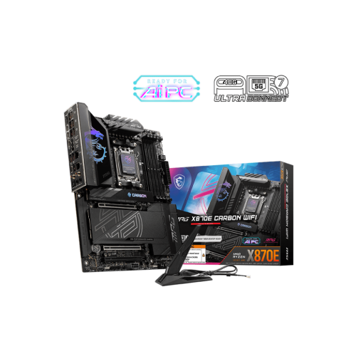 Материнская плата MSI MPG X870E CARBON WIFI AM5 X870E 4xDDR5 4xSATA3 RAID 4xM.2 HDMI DP ATX