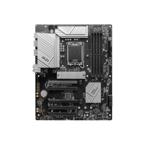 Материнская плата MSI PRO B760-P II LGA1700 4xDDR5 4xSATA3 RAID 2xM.2 HDMI DP ATX
