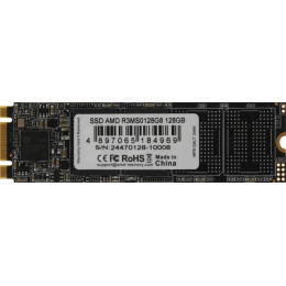 Твердотельный накопитель  128GB SSD AMD RADEON R3 Series M.2 SATA 2280 R520/W450 R3MS0128G8