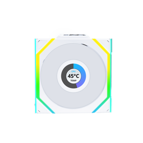 Вентилятор для корпуса Lian Li UNI FAN SL WIRELESS LCD 120 Reverse Blade 120mm No controller White G99.12RSLLCD1W1W.00