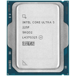 Процессор Intel Core Ultra 5 225F 3.3/4.9GHz 10C/10T Arrow Lake 65W FCLGA1851 TRAY, AT8076806416