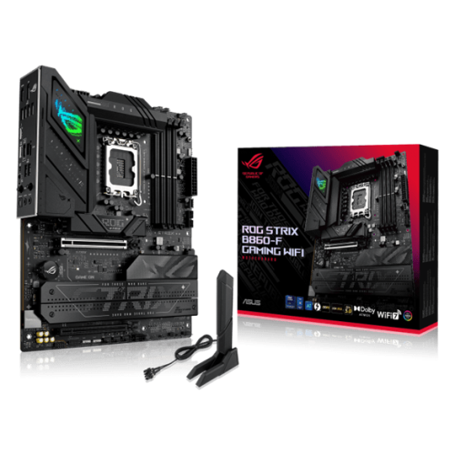 Материнская плата ASUS ROG STRIX B860-F GAMING WIFI, LGA1851 B860 4xDDR5 4xSATA 4xM.2 HDMI DP ATX