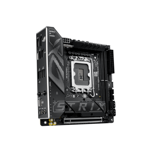 Материнская плата ASUS ROG STRIX B860-I GAMING WIFI, LGA1851 B860 2xDDR5 4xSATA 2xM.2 HDMI DP USB-C mITX