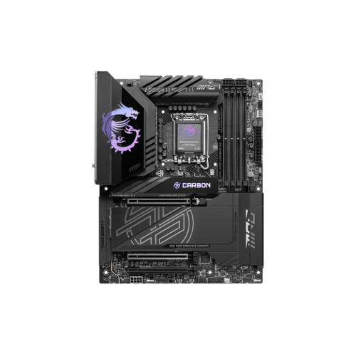 Материнская плата MSI MPG Z890 CARBON WIFI LGA1851 4xDDR5 4xSATA3 RAID 5xM.2 1xHDMI 10xUSB 2.5GLAN 5GLAN 10Gbps 2xThunderbolt4 Wi-Fi Bluetooth ATX