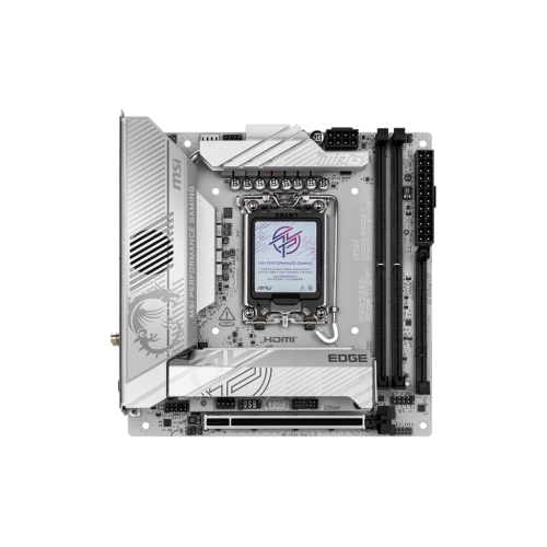 Материнская плата MSI MPG Z890I EDGE TI WIFI LGA1851 2xDDR5 2xSATA3 RAID 4xM.2 1xHDMI 2xThunderbolt4 Wi-Fi Bluetooth Mini ITX