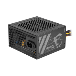 Блок питания MSI  500W, MAG A500N-H, Non Modular, ATX, 80+, КПД 87%, Fan 120mm, Черный