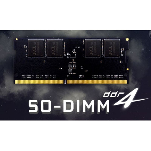 Оперативная память для ноутбука 16Gb GEIL DDR4 2400Hz SO-DIMM PC4-19200 17-17-17-39 GS416GB2400C17S