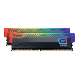 Оперативная память 16GB Kit (8GBx2) GEIL DDR4 3200MHz UDIMM ORION RGB PC4-25600 22-22-22-52 GOSG416GB3200C22DC Titanium Grey (AMD)