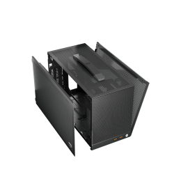 Корпус PCCooler K101 MESH GY 3F ITX 2xUSB3.0, USB-C, 1x3.5