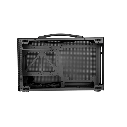 Корпус PCCooler K101 MESH GY 3F ITX 2xUSB3.0, USB-C, 1x3.5", 4x2.5" Предустановлено 3 вентилятора, Цвет: Grey
