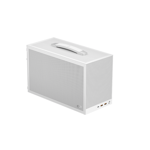 Корпус PCCooler K101 MESH WH 3F ITX 2xUSB3.0, 1xUSB-C, 1x3.5", 4x2.5" Предустановлено 3 вентилятора, Цвет: White