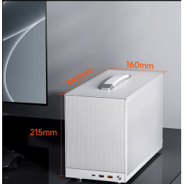 Корпус PCCooler K101 MESH WH 3F ITX 2xUSB3.0, 1xUSB-C, 1x3.5