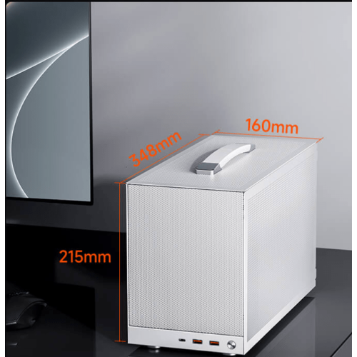Корпус PCCooler K101 MESH WH 3F ITX 2xUSB3.0, 1xUSB-C, 1x3.5", 4x2.5" Предустановлено 3 вентилятора, Цвет: White