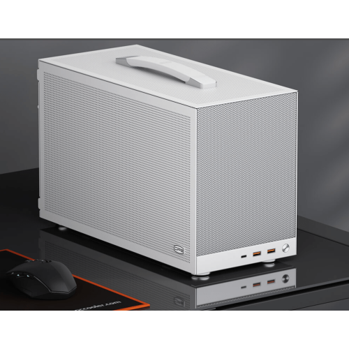 Корпус PCCooler K101 MESH WH 3F ITX 2xUSB3.0, 1xUSB-C, 1x3.5", 4x2.5" Предустановлено 3 вентилятора, Цвет: White