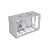 Корпус PCCooler K101 MESH WH 3F ITX 2xUSB3.0, 1xUSB-C, 1x3.5", 4x2.5" Предустановлено 3 вентилятора, Цвет: White