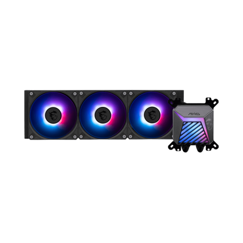 Водяное охлаждение для CPU MAG CORELIQUID A15 360 Socket 1851/1700 /AM5/AM4, ARGB, 3pin, Fan 3x120см. Скорость насоса 3400 об/мин ± 10% об/мин,