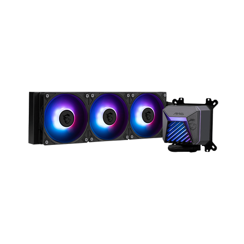 Водяное охлаждение для CPU MAG CORELIQUID A15 360 Socket 1851/1700 /AM5/AM4, ARGB, 3pin, Fan 3x120см. Скорость насоса 3400 об/мин ± 10% об/мин,