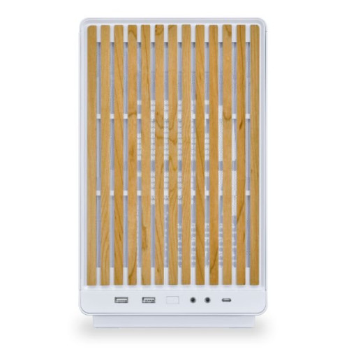Корпус Lian Li A3-mATX W-W mATX/ITX G99.A3W-WD.00 ATX/SFX/SFX-L 1xКнопка питания 2xUSB3.0 TYPE-A 1xUSB3.1 TYPE-C 1xМикрофон 1xHD Audio Белый-Дерево