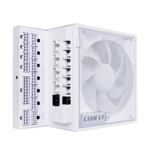 Блок питания Lian Li 1200W, EG1200G, Full Modular, ATX, 80+ GOLD, КПД 91.2%, Fan 120mm, Белый, G9P.EG1200G.WH00.EU