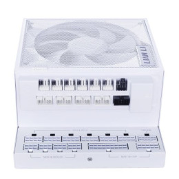 Блок питания Lian Li 1200W, EG1200G, Full Modular, ATX, 80+ GOLD, КПД 91.2%, Fan 120mm, Белый, G9P.EG1200G.WH00.EU