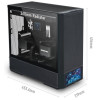Корпус Lian Li Lancool 207 Digital Black ATX/m-ATX/m-ITX Вентиляторы: 2х140-мм ARGB; 2х140 PWM, Цифровой дисплей на переднем панели, 2xUSB3.0, 1xType-C, Наушники, Микрофон, G99.LAN207DX.00 Black