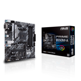 Материнская плата ASUS PRIME B550M-A  AM4 4xDDR4 4xSATA3 RAID 2xM.2 DVI-D D-Sub HDMI mATX