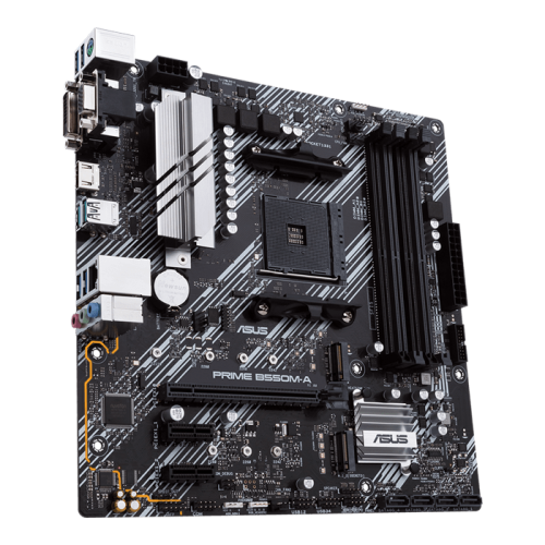 Материнская плата ASUS PRIME B550M-A AM4 4xDDR4 4xSATA3 RAID 2xM.2 DVI-D D-Sub HDMI mATX