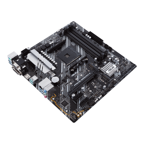 Материнская плата ASUS PRIME B550M-A AM4 4xDDR4 4xSATA3 RAID 2xM.2 DVI-D D-Sub HDMI mATX