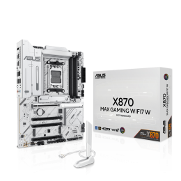 Материнская плата ASUS X870 MAX GAMING WIFI7 W AM5 4xDDR5 4xSATA3 RAID 3xM.2 HDMI 2xUSB-C ATX