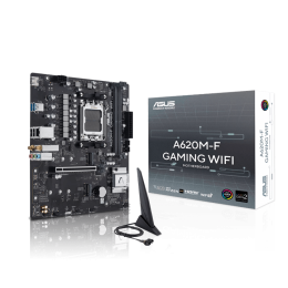 Материнская плата ASUS A620M-F GAMING WIFI AM5 2xDDR5 Non-SATA 2xM.2 HDMI mATX