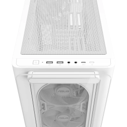 Корпус ASUS A23 PLUS TG ARGB WHITE mATX/mITX A23 PLUS TG/ARGB FANS/WHT//
