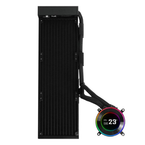Кастомное Водяное охлаждение для CPU Lian Li Hydroshift lI LCD-C 360N FAN LESS Black Обеспечивает полную гибкость при самостоятельном монтаже, предоставляя пользователям свободу выбора и установки предпочитаемых ими вентиляторов. Примечание: для работы тр