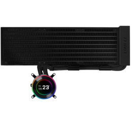 Кастомное Водяное охлаждение для CPU Lian Li Hydroshift lI LCD-C 360N FAN LESS Black Обеспечивает полную гибкость при самостоятельном монтаже, предоставляя пользователям свободу выбора и установки предпочитаемых ими вентиляторов. Примечание: для работы тр