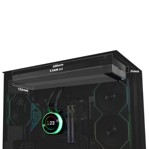 Кастомное Водяное охлаждение для CPU Lian Li Hydroshift lI LCD-C 360N FAN LESS Black Обеспечивает полную гибкость при самостоятельном монтаже, предоставляя пользователям свободу выбора и установки предпочитаемых ими вентиляторов. Примечание: для работы тр