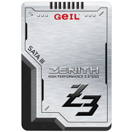 Твердотельный накопитель 1000GB SSD GEIL GZ25Z3-1TBP ZENITH Z3 Series2.5” SATAIII R520MB/s W470MB/s