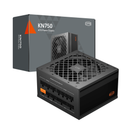 Блок питания PCCooler KN750, 750W, Full Modular, 80PLUS GOLD, КПД ≥90%, Fan 120mm, Черный, P3-KN750-G1F